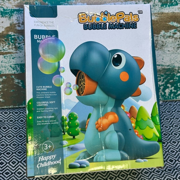 BubblePals Dinosaur Bubble Machine for Toddlers, Automatic new in box - Picture 2 of 7